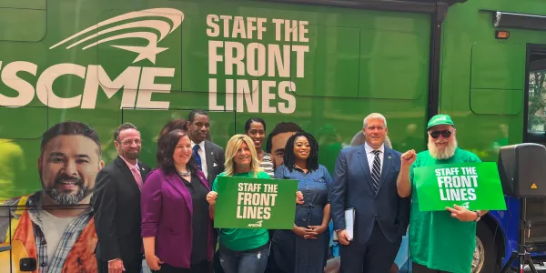 First stop for AFSCME’s Staff the Front Lines bus tour: Rochester, N.Y ...